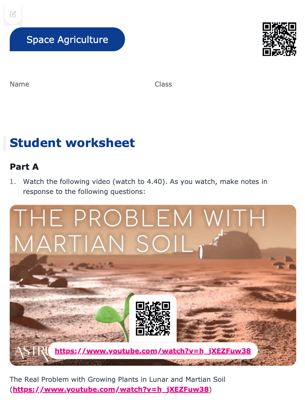 Sample Worksheet