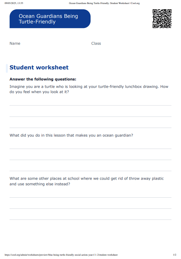 Sample Worksheet