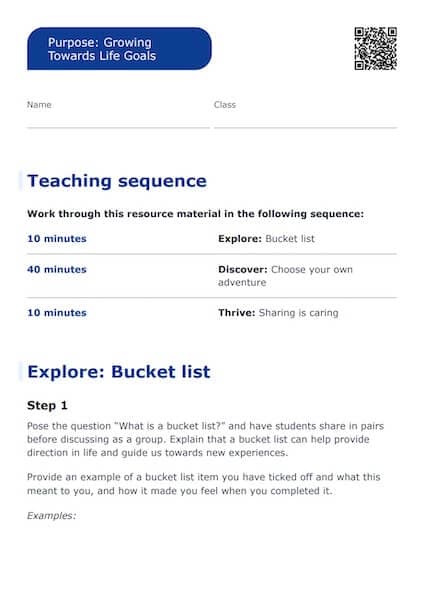 Sample Worksheet