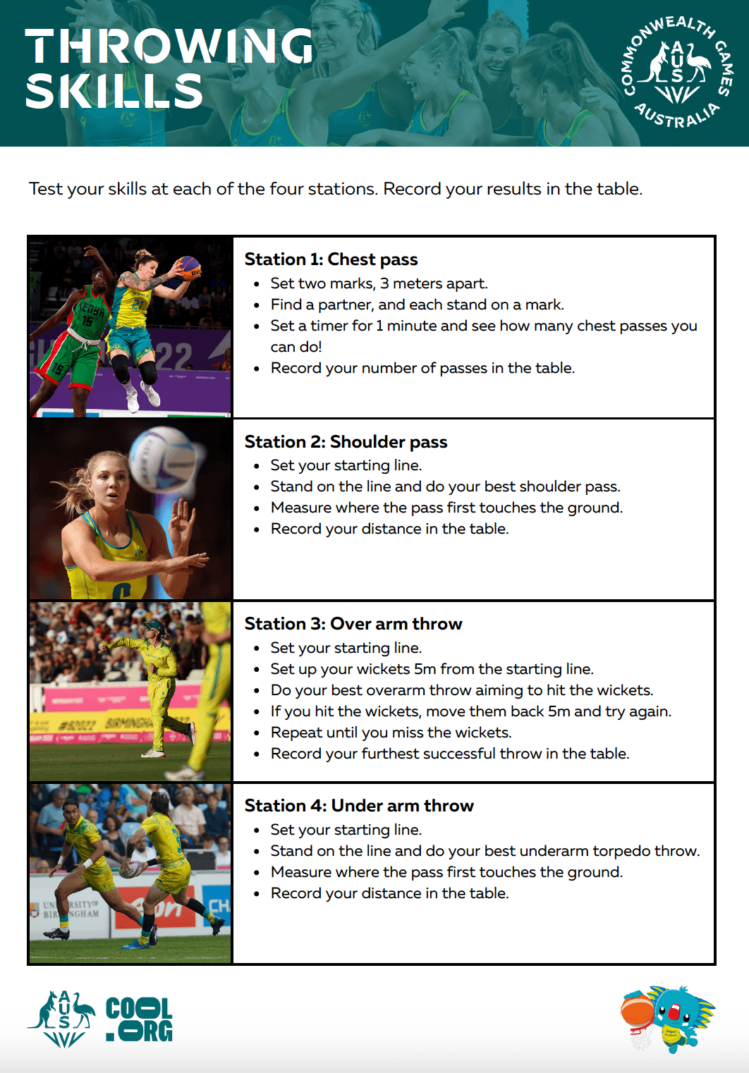 Sample Worksheet