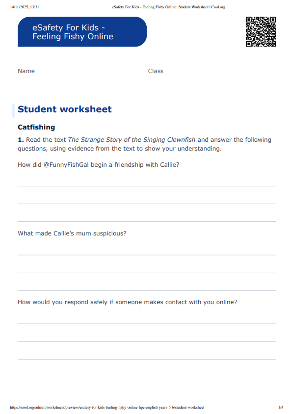 Sample Worksheet