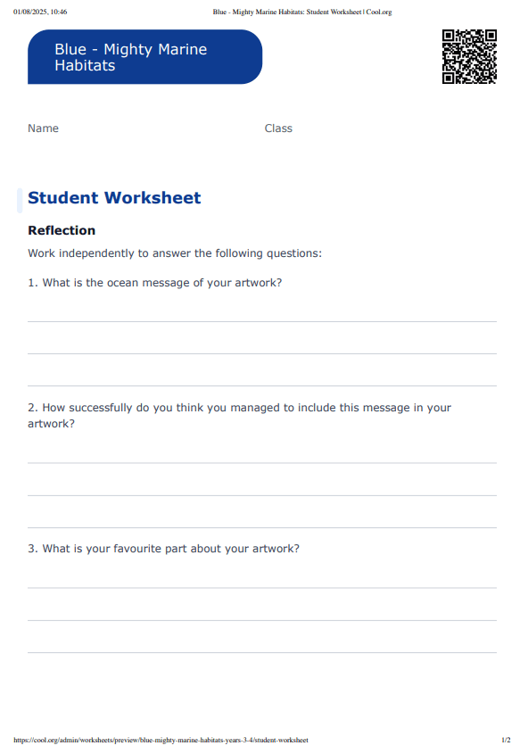 Sample Worksheet