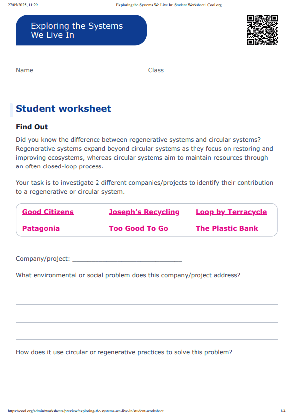Sample Worksheet