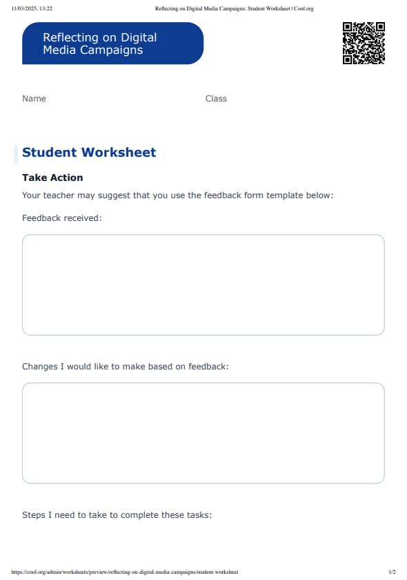Sample Worksheet
