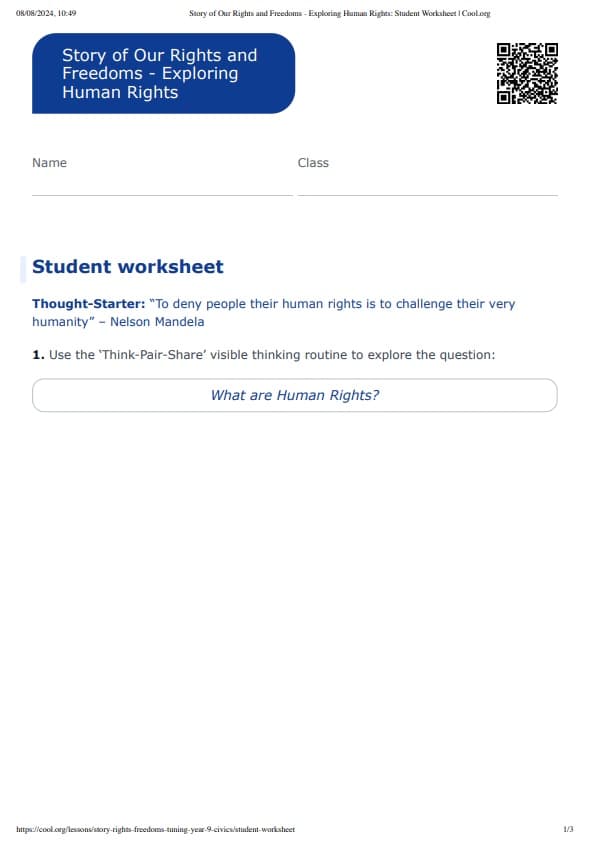 Sample Worksheet