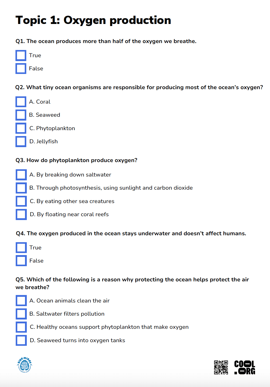 Sample Worksheet