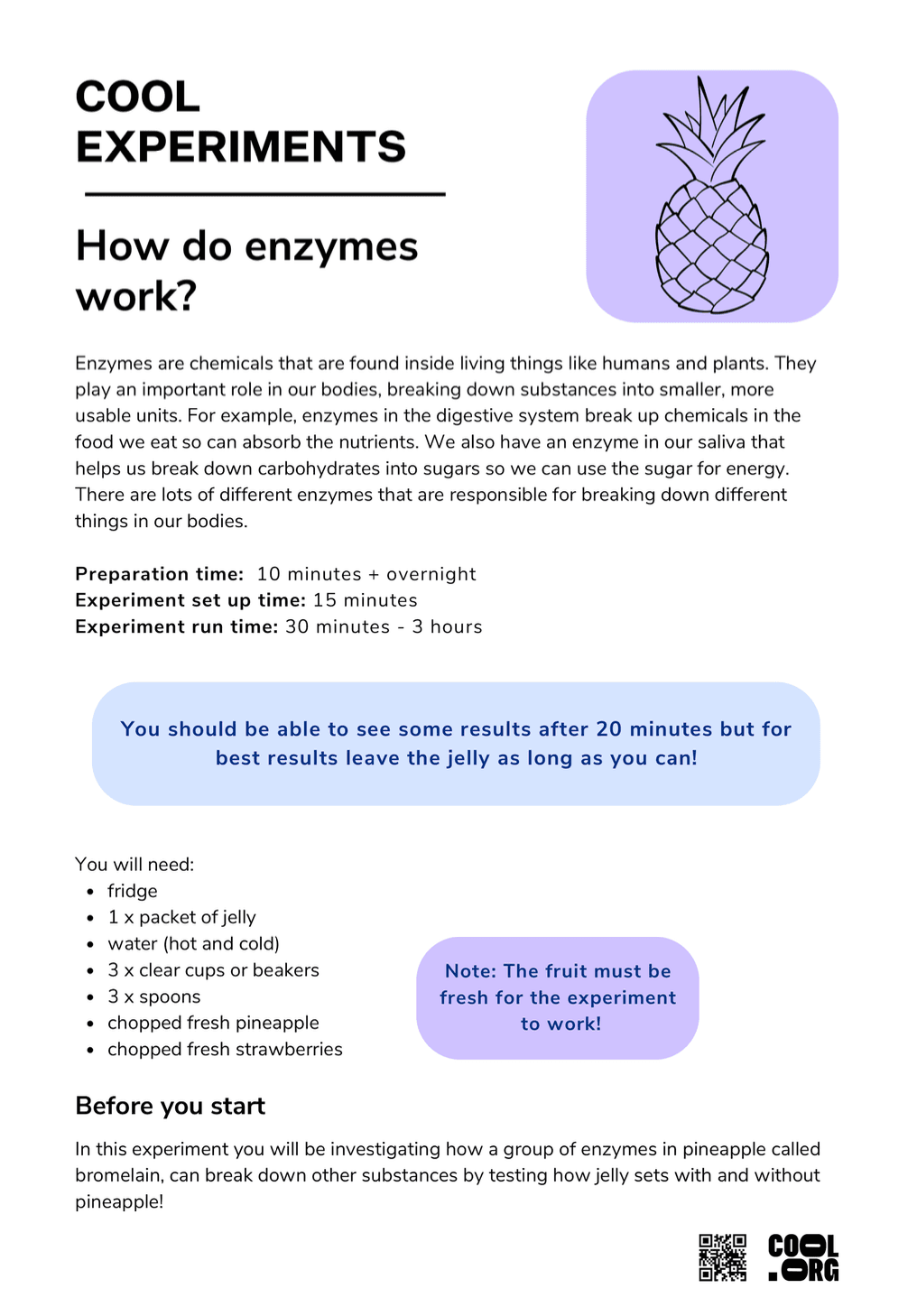 Sample Worksheet
