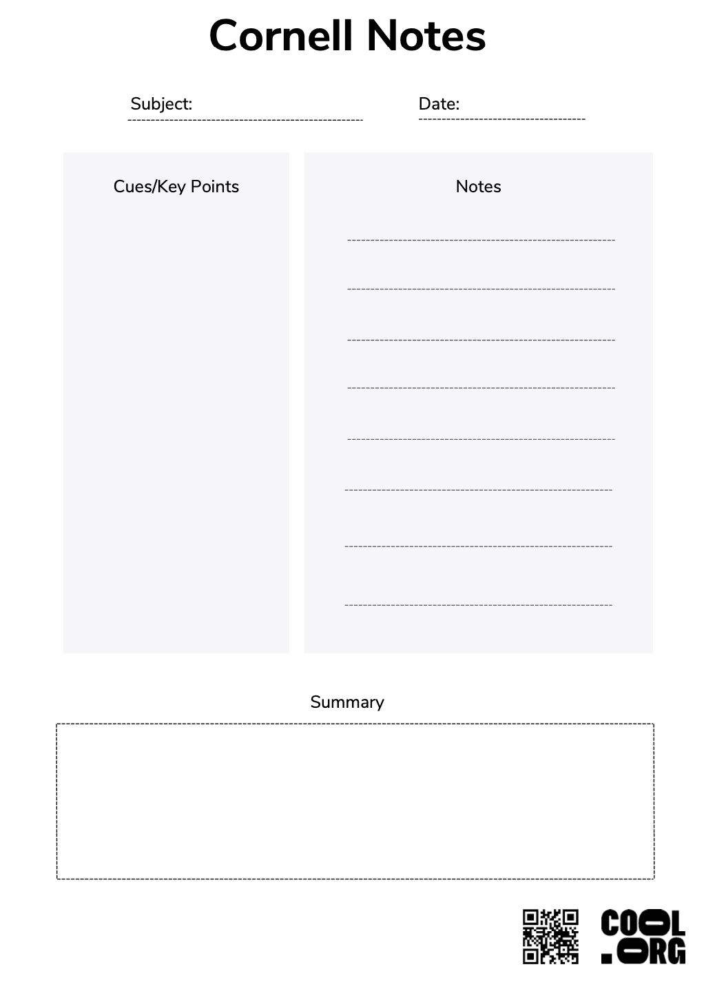 Sample Worksheet