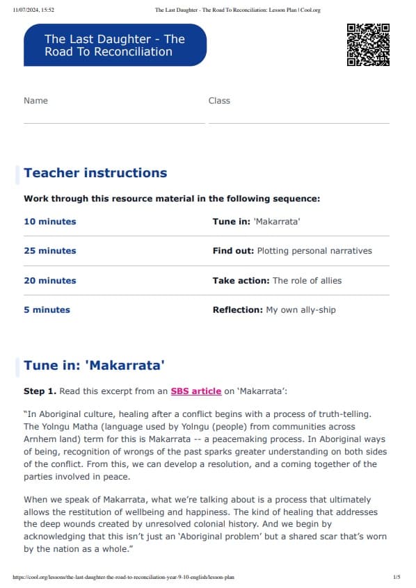 Sample Worksheet