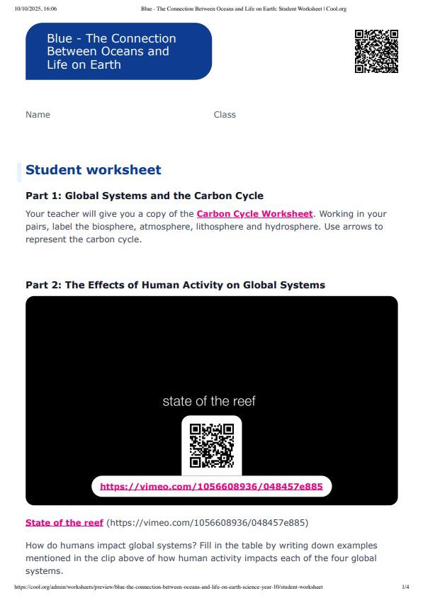 Sample Worksheet