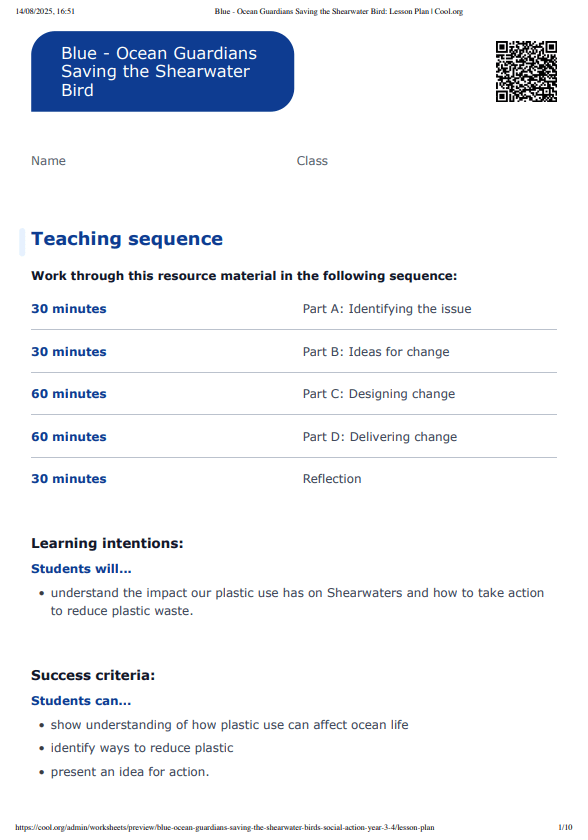 Sample Worksheet