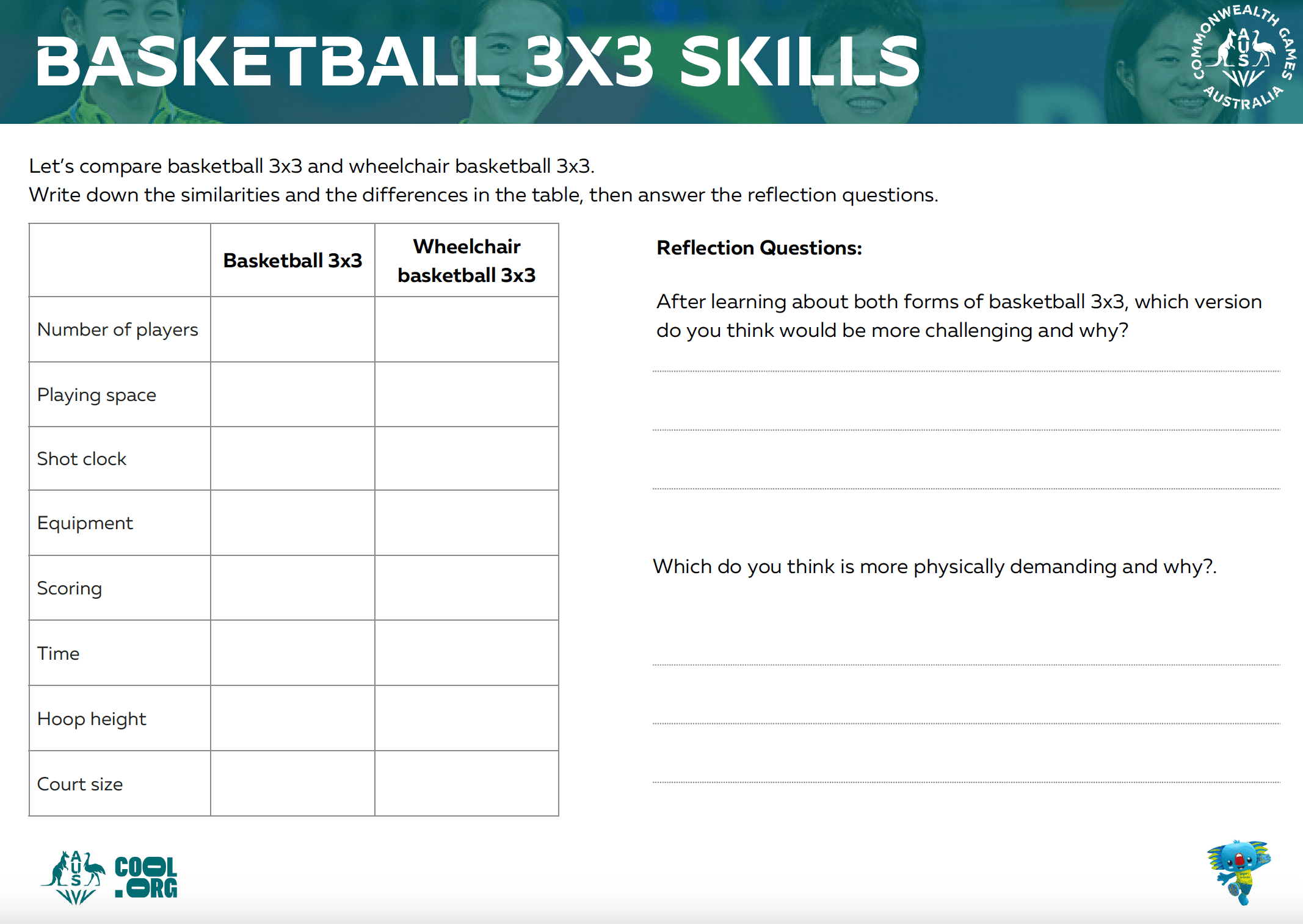 Sample Worksheet