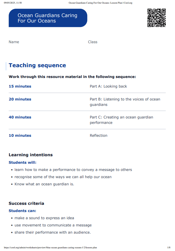 Sample Worksheet