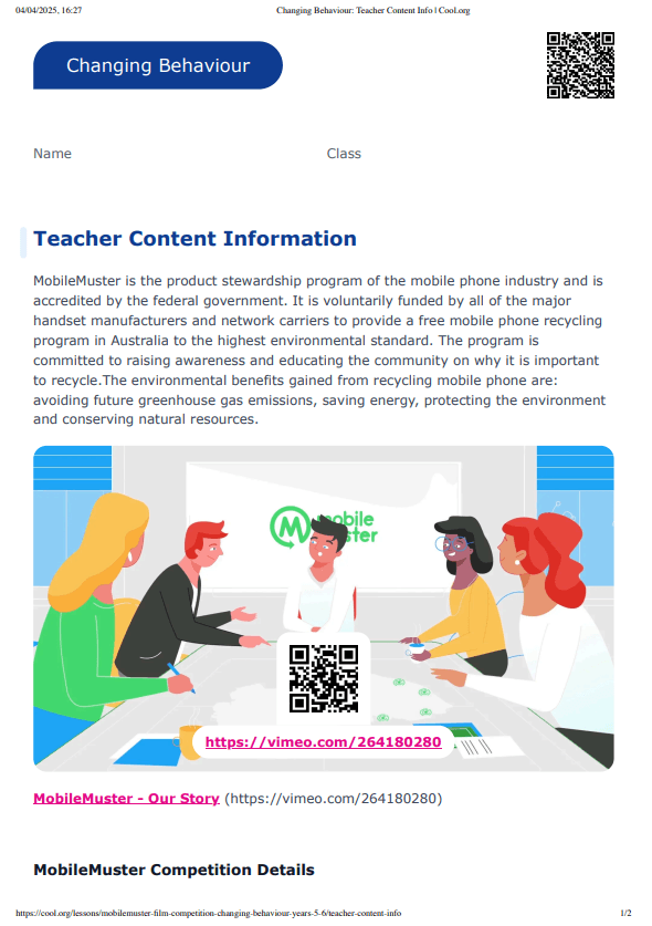 Sample Worksheet