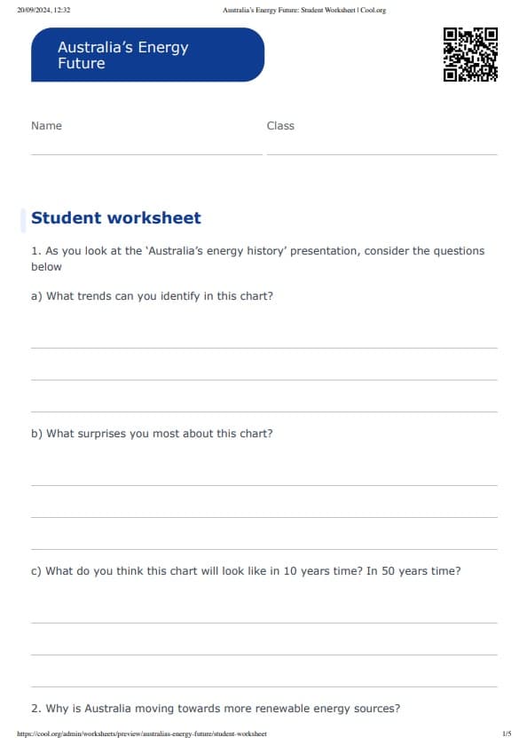 Sample Worksheet