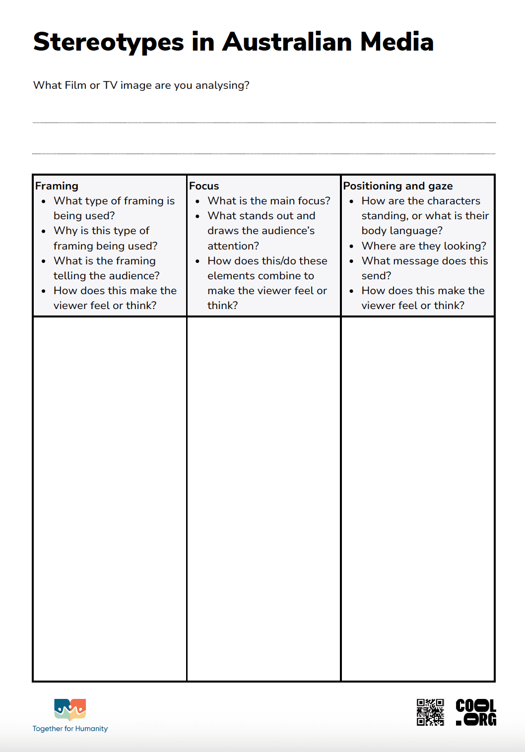 Sample Worksheet