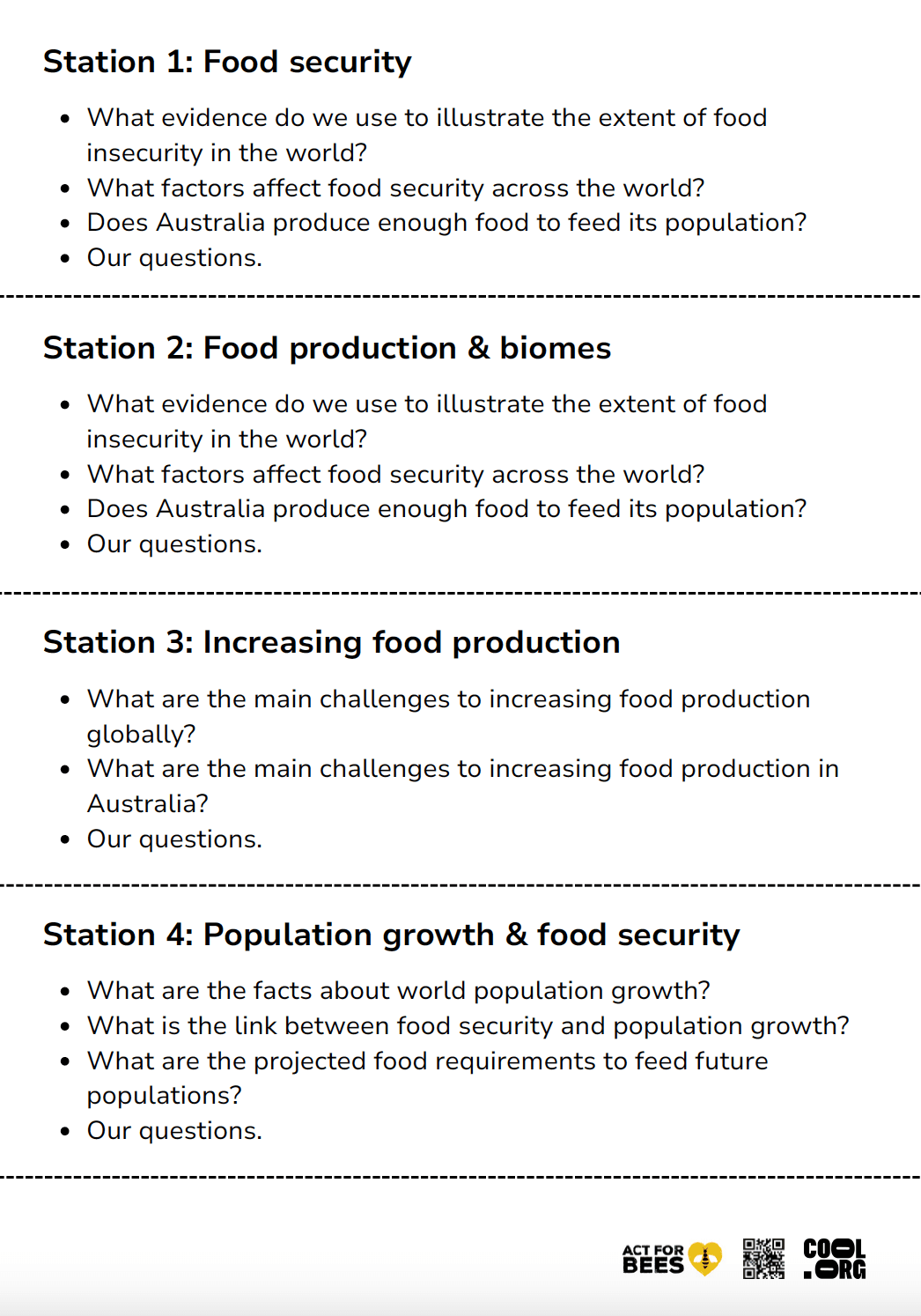 Sample Worksheet