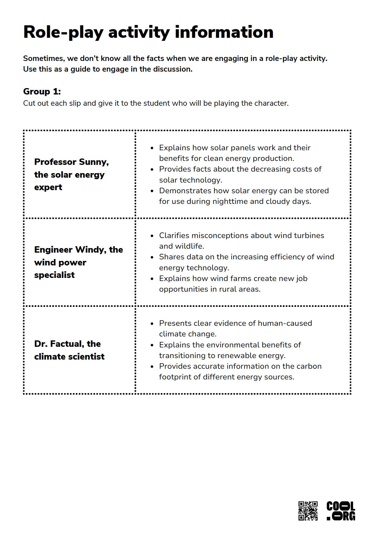 Sample Worksheet