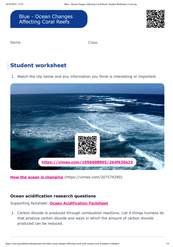 Sample Worksheet