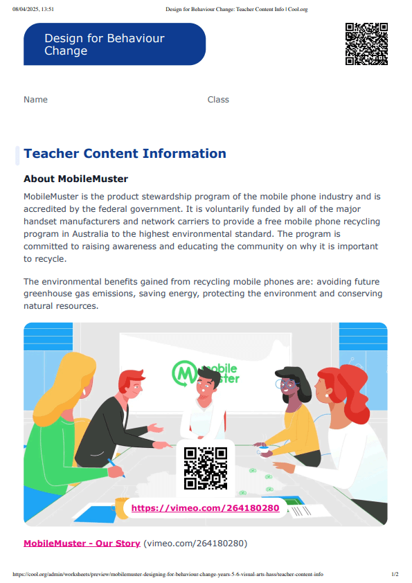 Sample Worksheet