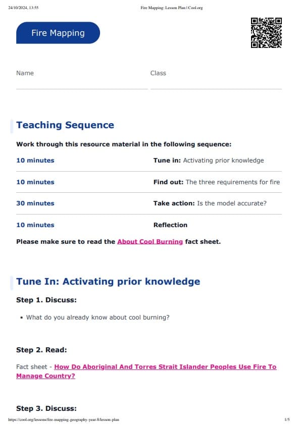 Sample Worksheet