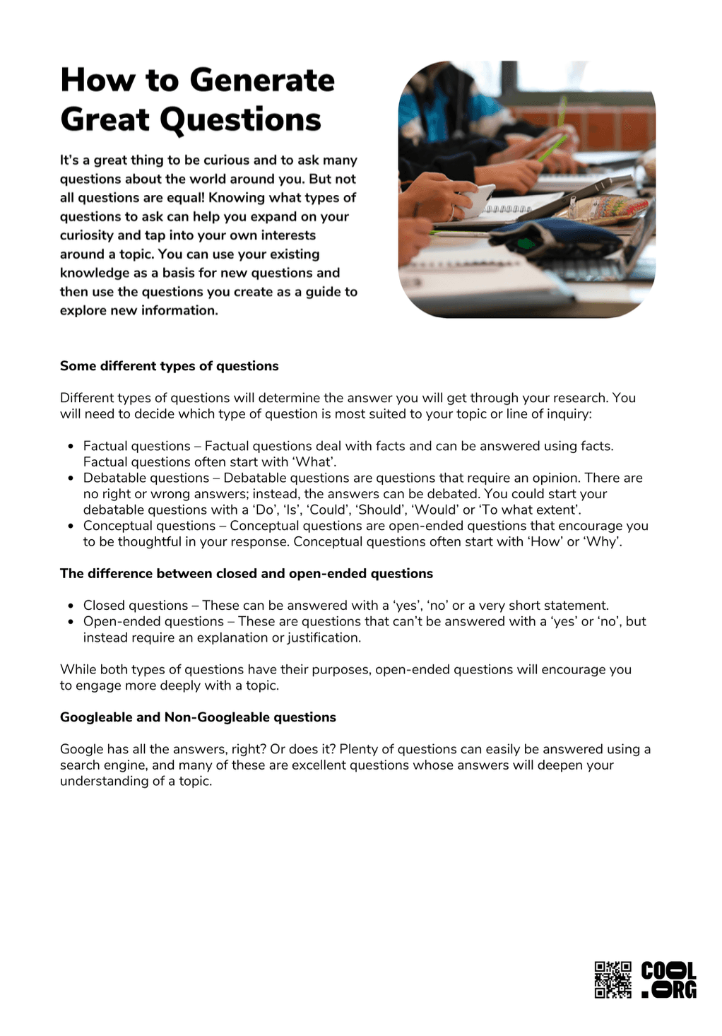 Sample Worksheet