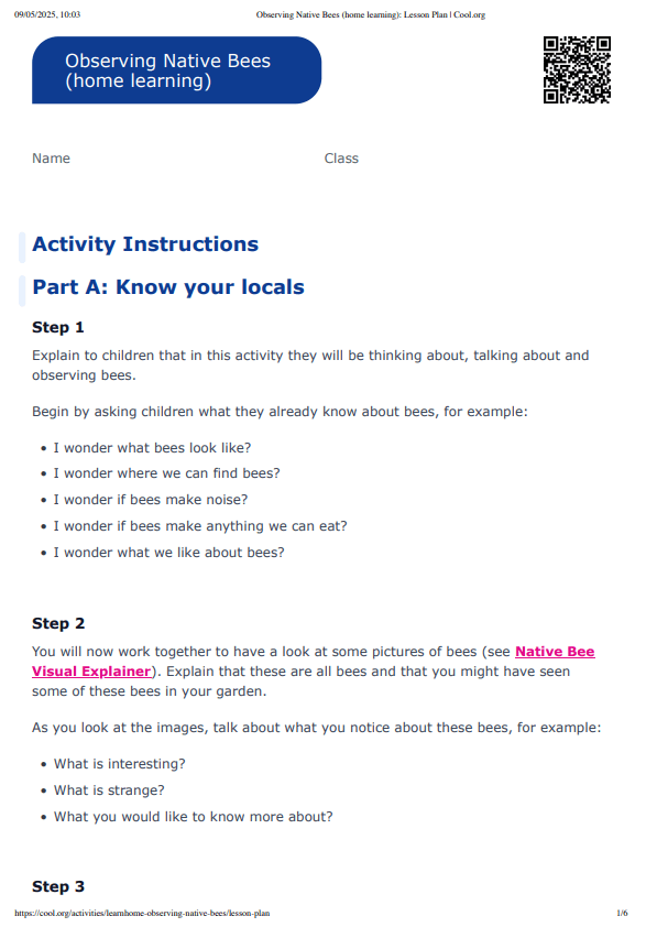 Sample Worksheet